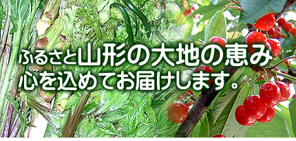 ふるさと山形の大地の恵みをお届けします。